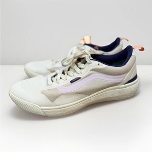 Vans UltraRange Sneakers Women’s 9 Gray White Lightweight Casual
